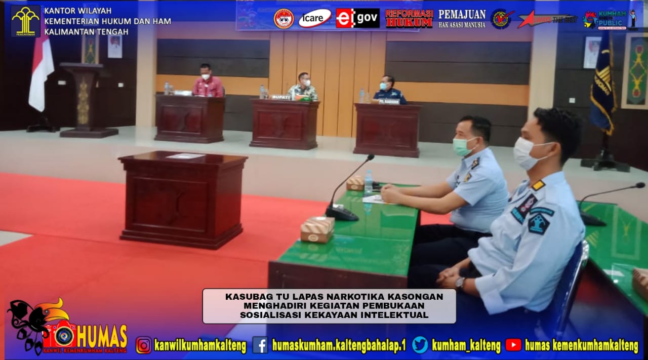 Lapas Narkotika Kasongan Hadiri Pembukaan Sosialisasi Kekayaan Intelektual 
