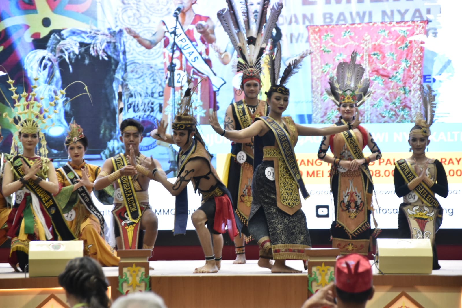 11 Pasang Finalis Jagau & Bawi Nyai Pariwisata Kalteng Ikuti Unjuk Bakat