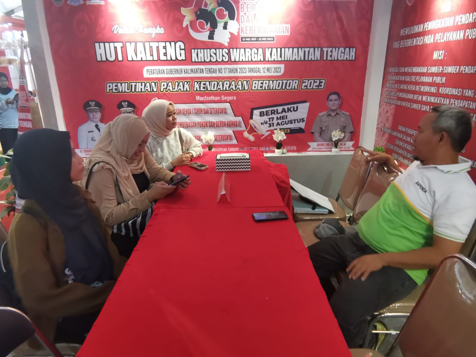 Badan Pendapatan Daerah Prov. Kalteng Kembali Buka Layanan Pemutihan Pajak Kendaraan Bermotor