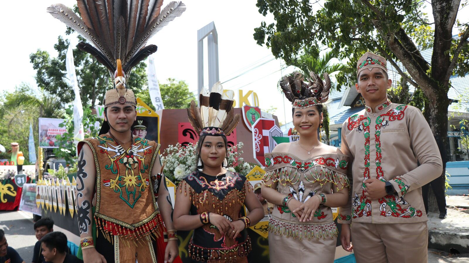 BKD Prov. Kalteng Turut Meriahkan Karnaval Budaya Festival Budaya Isen Mulang 2024