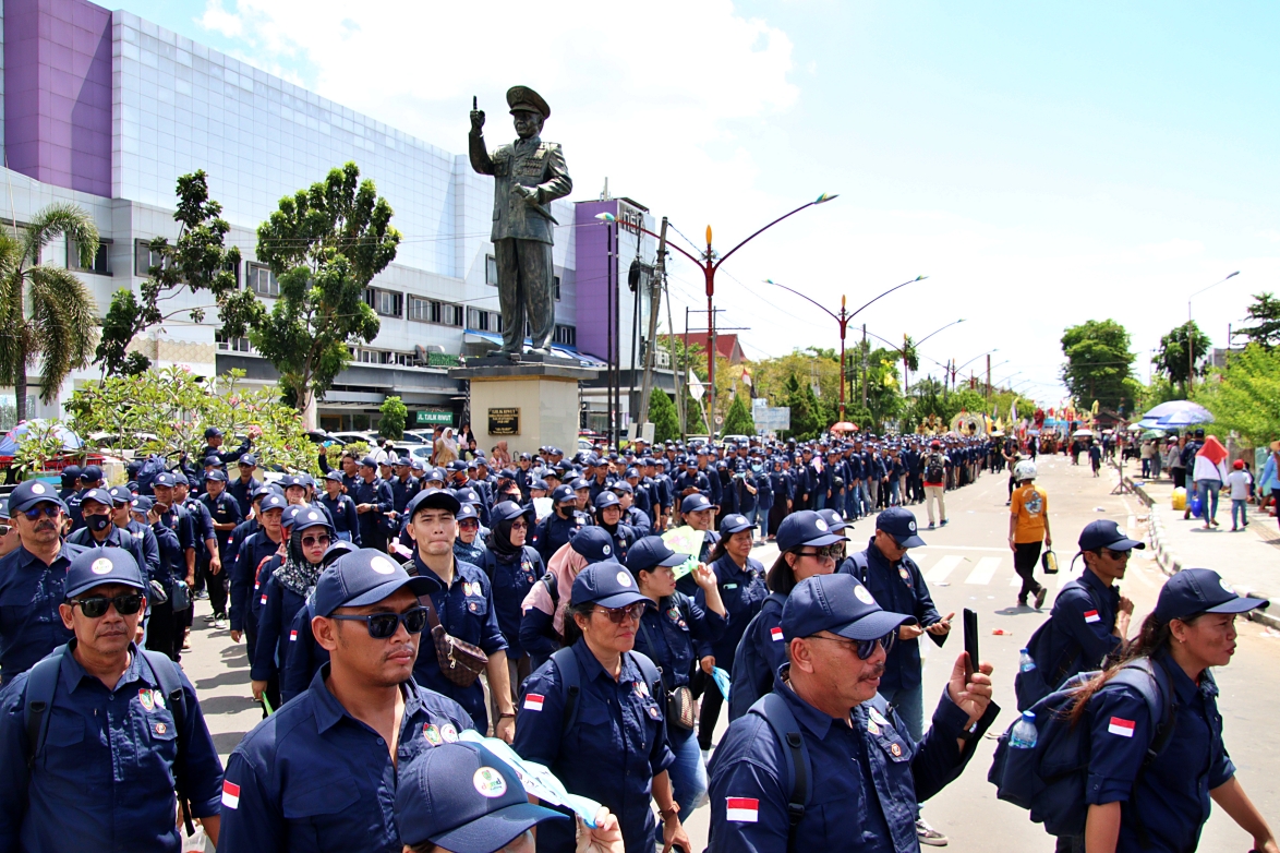 Meriahkan Karnaval Budaya, Dinas PMD Gandeng Pendamping Desa se-Kalimantan Tengah