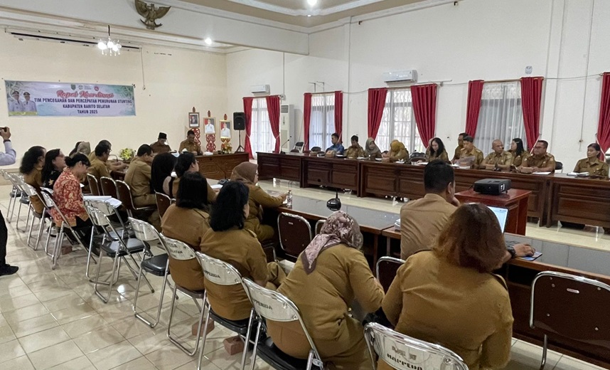 Buka Rakor TPPS, Wabup Barsel Tekankan Sinergi Lintas Sektoral
