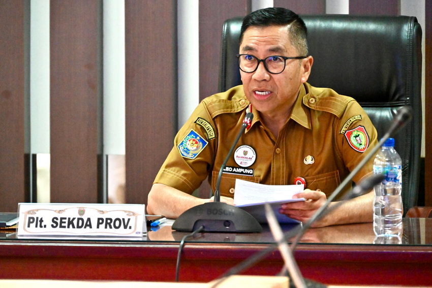 Kepala BAPPERIDA Prov. Kalteng Pimpin Rapat Konsultasi Ranwal RPJMD 2025–2029 Bersama Bangda Kemendagri
