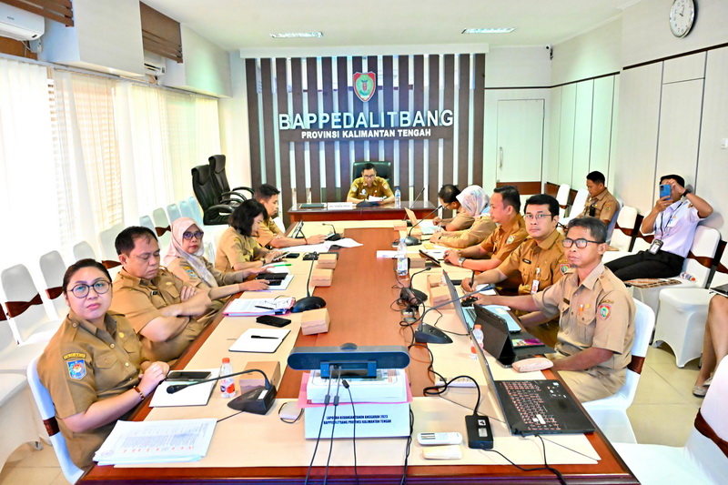 Kepala BAPPERIDA Prov. Kalteng Pimpin Rapat Konsultasi Ranwal RPJMD 2025–2029 Bersama Bangda Kemendagri