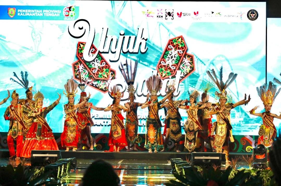 Pesona Budaya Daerah Tampil dalam Unjuk Bakat Finalis Jagau-Nyai Kalteng
