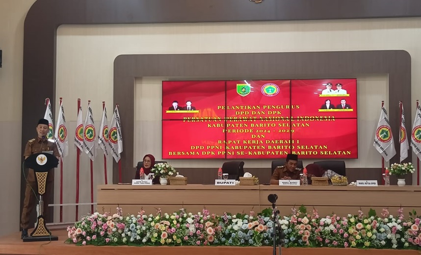 Pelantikan Pengurus PPNI Periode 2024-2029, Bupati Ajak Perawat Dukung Program Nasional