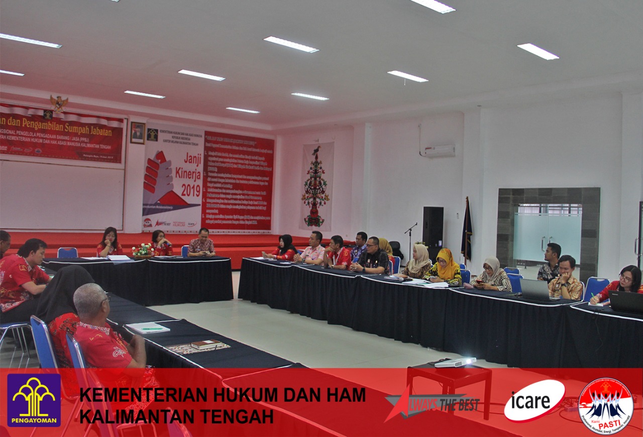 Kantor Wilayah Adakan Rapat Evaluasi Persiapan Target Kinerja B06