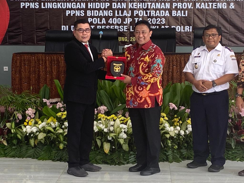 Wagub Edy Pratowo Hadiri Upacara Pembukaan Diklat Pembentukan PPNS Bidang Kehutanan dan Lingkungan Hidup Provinsi Kalteng Pola 400 JP TA. 2023