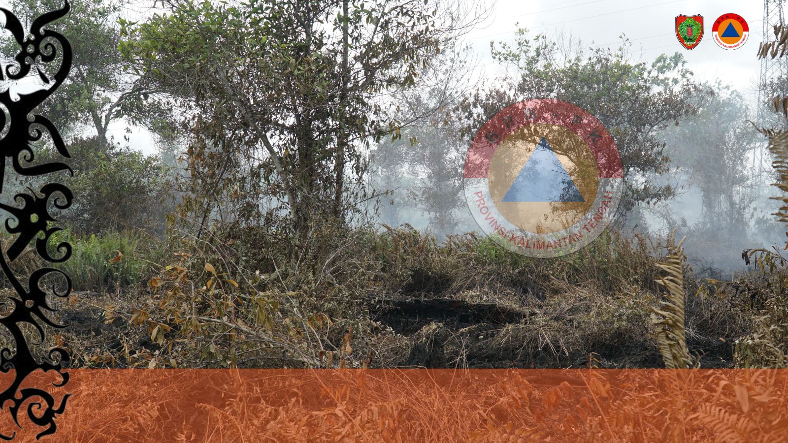 BPBPK Prov. Kalteng Dukung Pemadaman Karhutla di Desa Tumbang Nusa