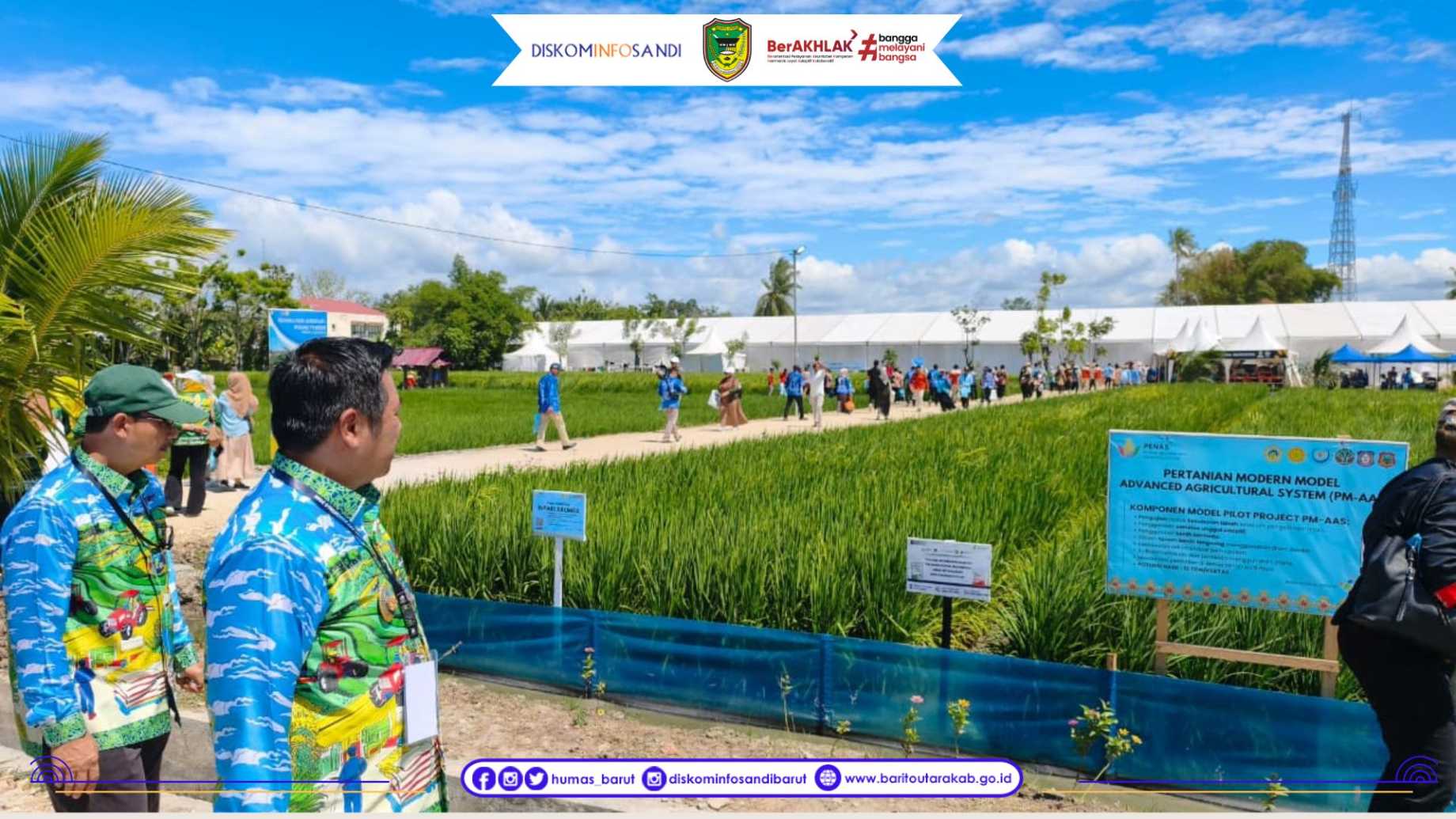Kunjungi Gelar Teknologi PENAS XVII di Gorontalo, Wabup Barito Utara Dorong Modernisasi Sektor Pertanian