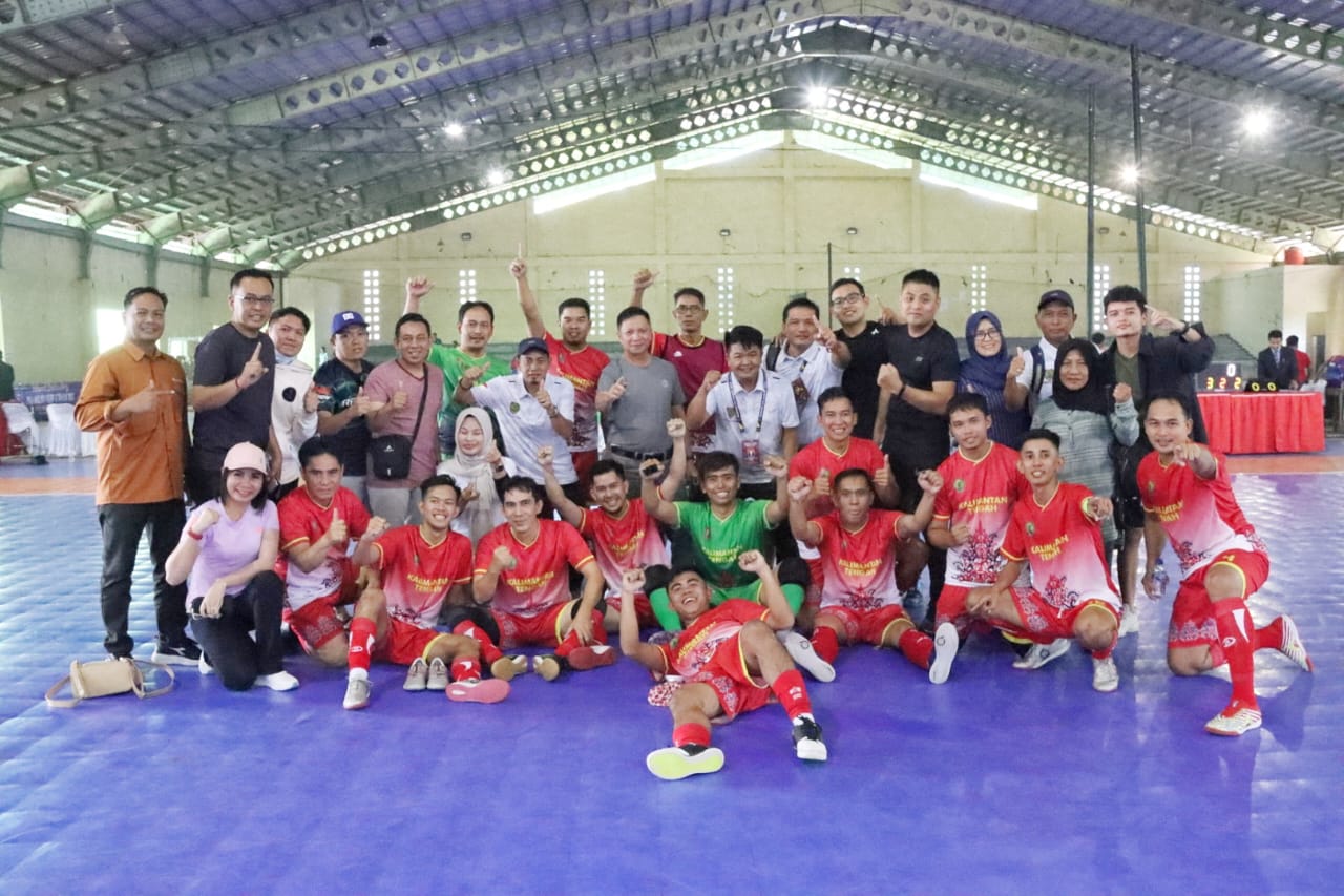 Kalah di Semifinal, Atlet Futsal Kalteng Tetap Melaju Perebutkan Medali Perunggu