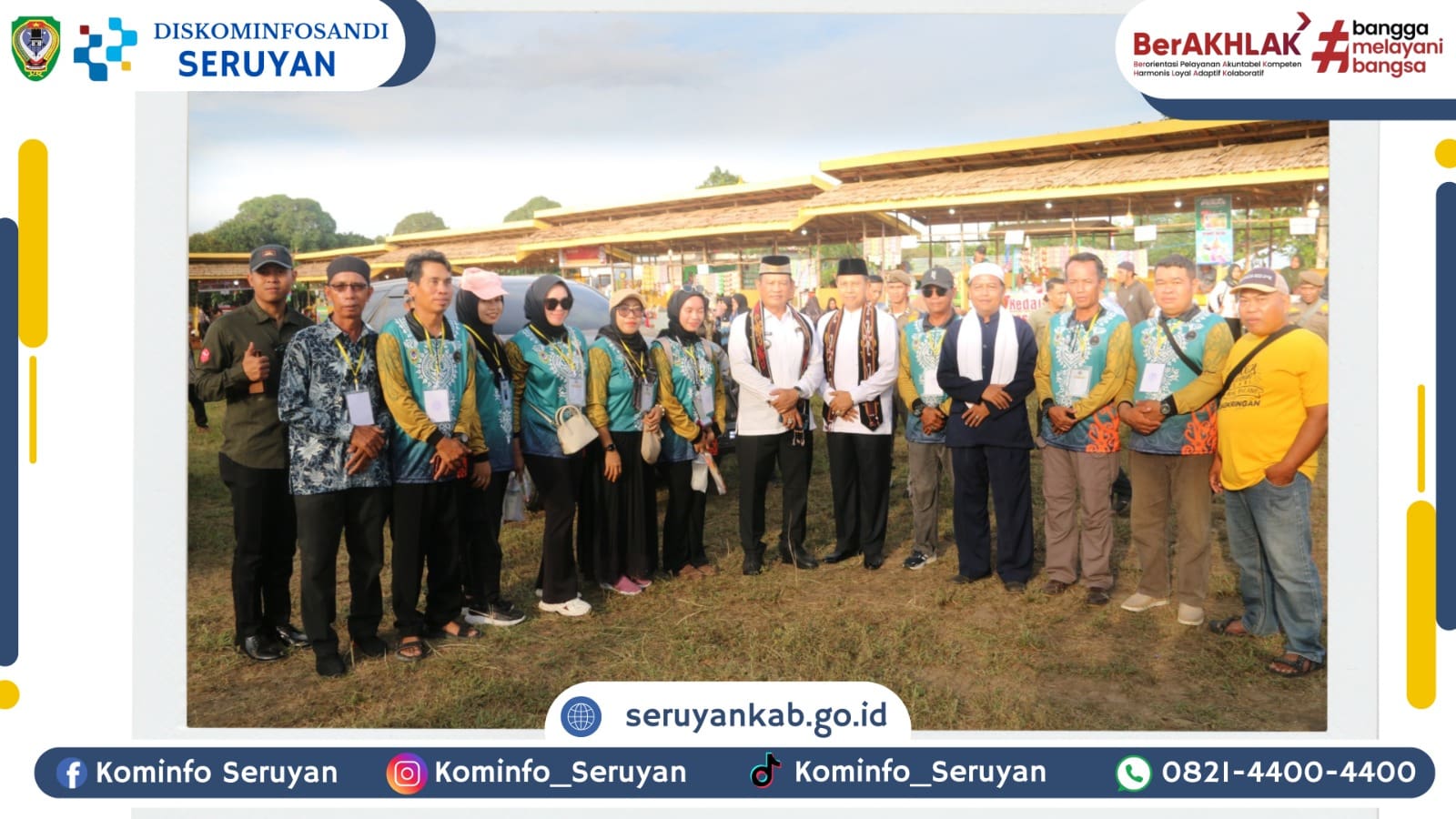 Bupati Seruyan Buka Pameran Pasar Rakyat, MTQH dan FSQ di Telaga Pulang