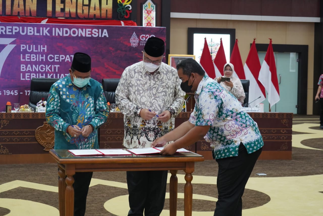 Pemprov Kalteng Gandeng IPB untuk Kerjasama Penelitian, Pembangunan dan Pengembangan Daerah di Prov. Kalteng