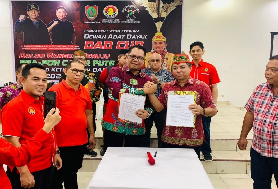 Awasi Pengelolaan Sumber Daya Kelautan dan Perikanan, Dislutkan Prov. Kalteng Gandeng Dewan Adat Dayak