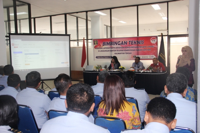 Kanwil Kemenkumham Kalteng Laksanakan Bimtek Pengisian Laporan Harta Kekayaan Penyelenggara Negara (LHKPN)