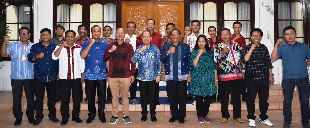 Kedatangan Bupati Samosir dan Tapanuli Utara di Sambut Bupati Kapuas