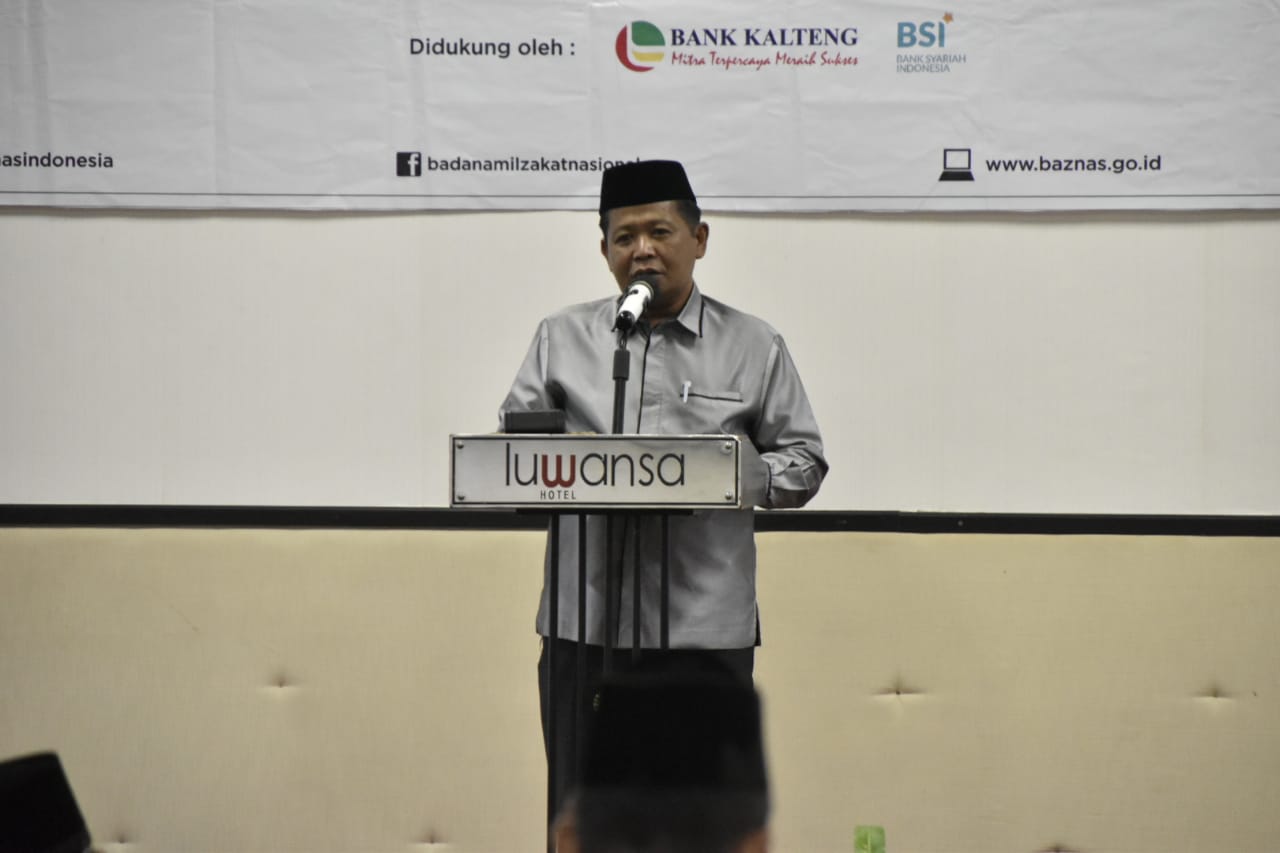 Sekda Nuryakin Buka Rakorda BAZNAS se-Kalteng Tahun 2022
