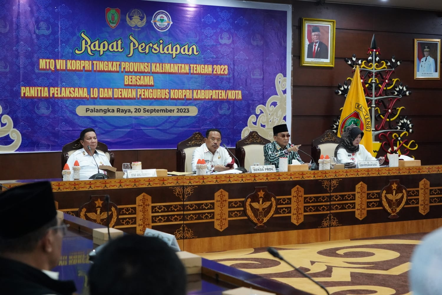 Sekda Nuryakin Pimpin Rapat Persiapan MTQ VII Korpri Tingkat Provinsi Kalteng Tahun 2023