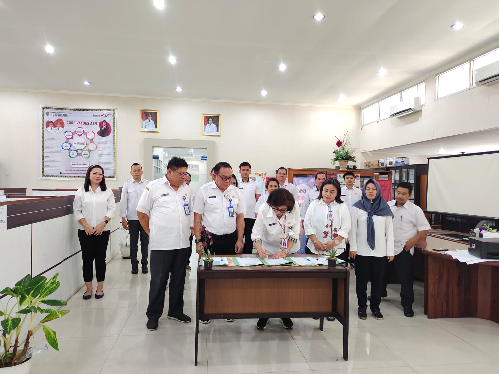 Biro Organisasi Prov Kalteng Gelar Ikrar Netralitas ASN dan Penandatangan Pakta Integritas