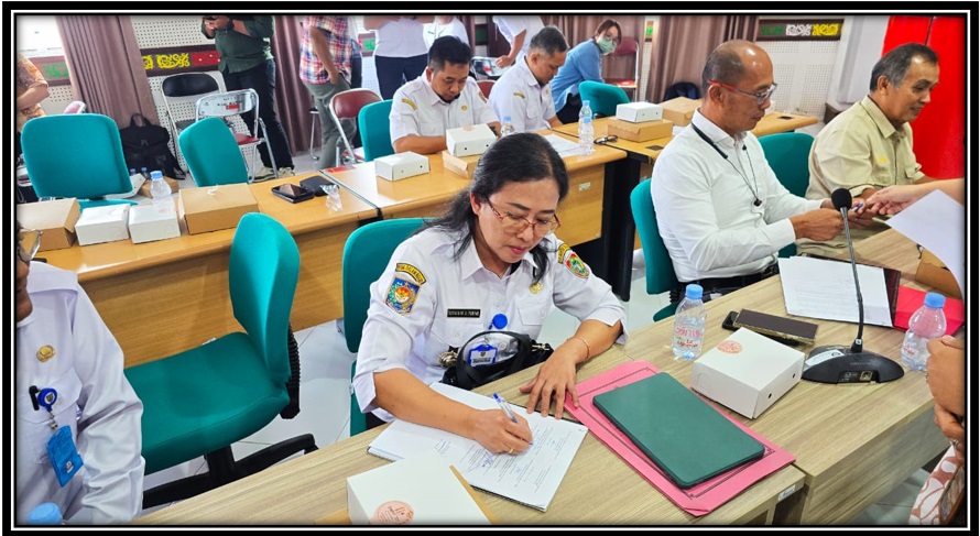 DPMPTSP Prov. Kalteng Ikuti Rakor dan Tinjauan Lapangan Tindak Lanjut Penyelesaian Ketidaksesuaian Izin, Konsensi, Hak Atas Tanah dan Hak Pengelolaan