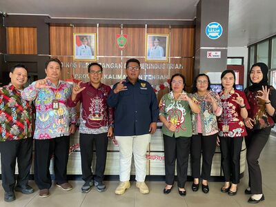 Komisi Informasi Lakukan Visitasi Monev Keterbukaan Informasi Publik di Dinas Dagperin Prov. Kalteng