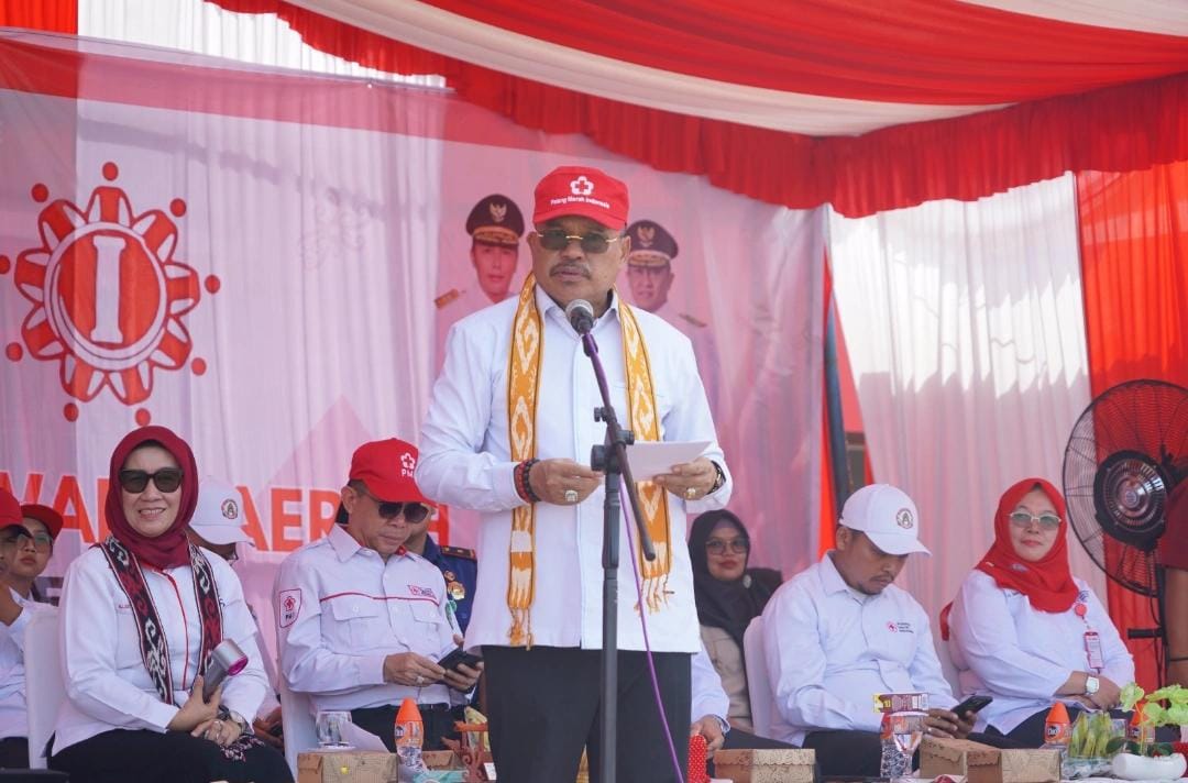 Sekda Nuryakin Buka Temu Karya Relawan Daerah ke-1 PMI Tingkat Prov Kalteng