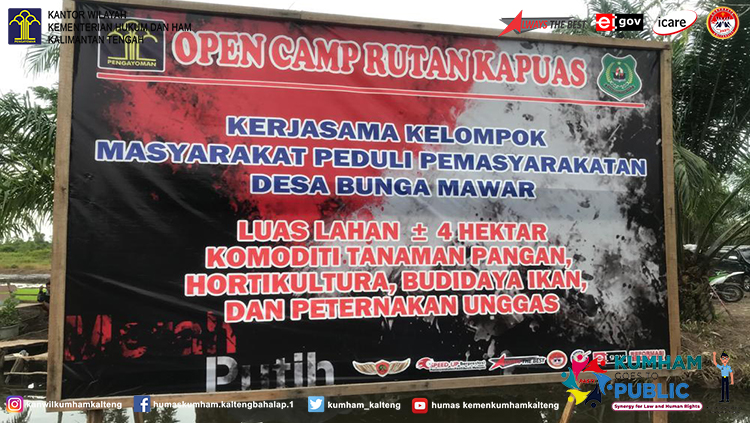 Kepala Rutan Buntok Ikuti Pencanangan Program Ketahanan Pangan di Rutan Kapuas