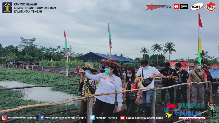Kepala Rutan Buntok Ikuti Pencanangan Program Ketahanan Pangan di Rutan Kapuas