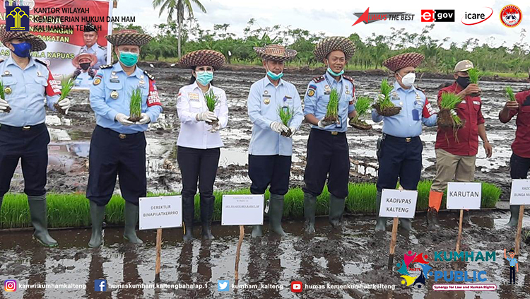 Rutan Kuala Kapuas Canangkan Program Ketahanan Pangan 