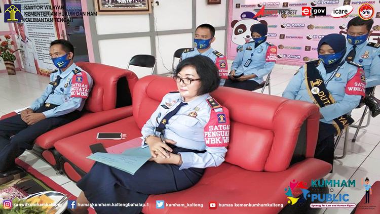 Rupbasan Palangka Raya Ikuti Rapat Koordinasi Persiapan Desk Evaluasi