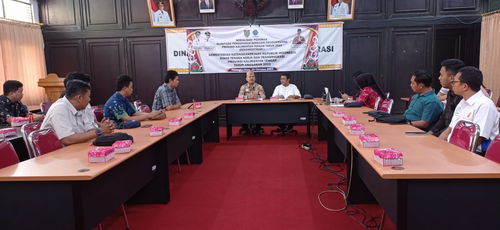 Disnakertrans Prov.Kalteng Sosialisasikan Olimpiade Pengupahan Berbasis Produktivitas