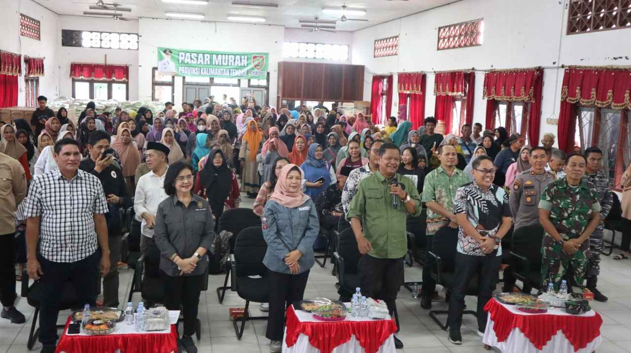 Kepala DP3APPKB Prov. Kalteng Ikuti Pasar Murah di Kab. Seruyan