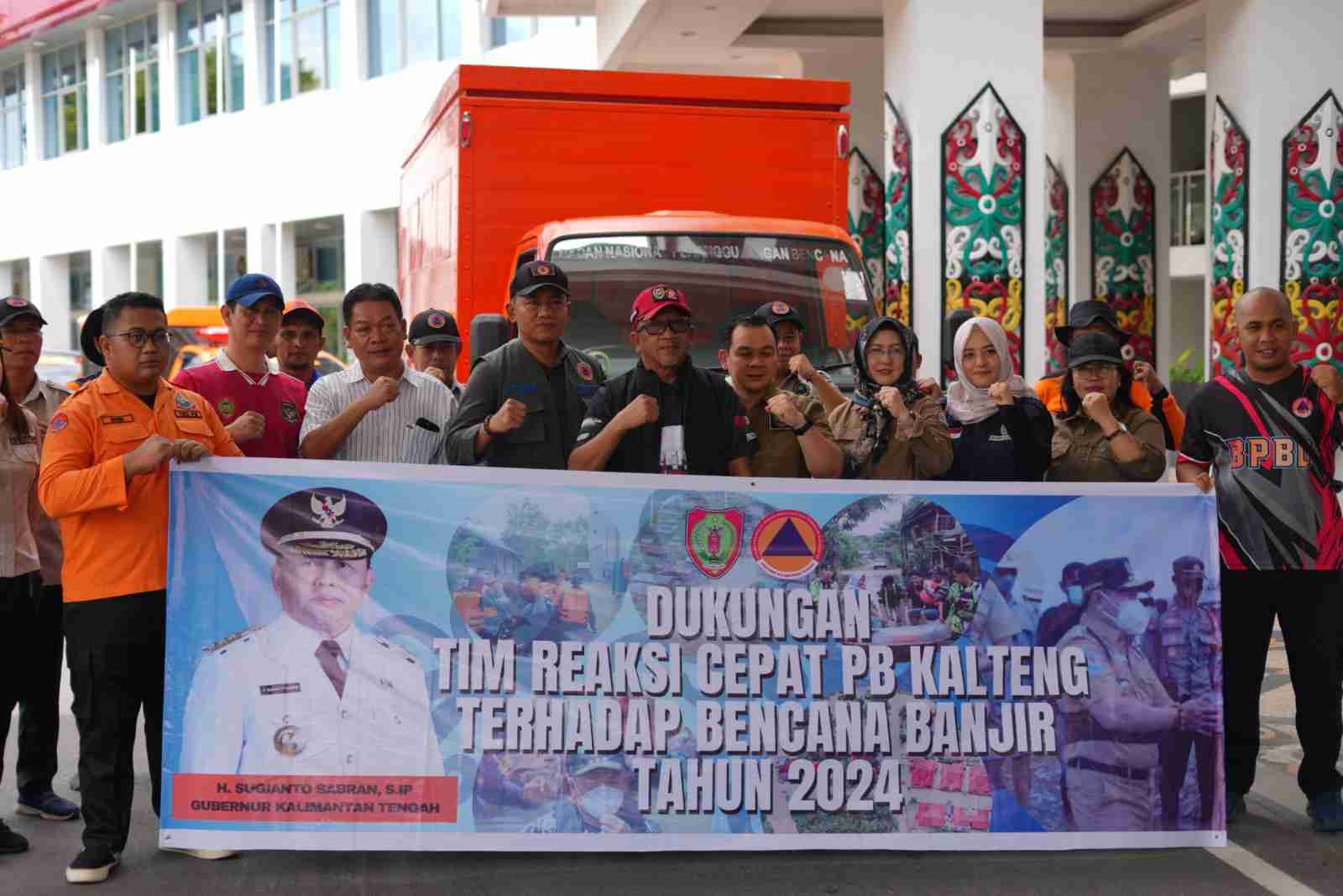 BPBPK Prov. Kalteng Kawal Distribusi Bantuan Logistik Bencana Banjir ke Kab. Murung Raya