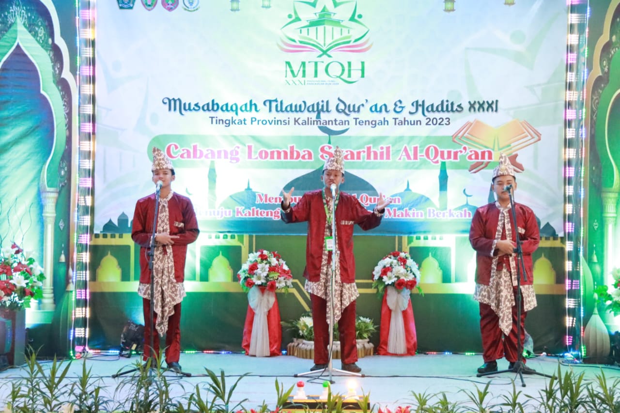 Hari Pertama Lomba MTQH XXXI Tingkat Provinsi Kalteng Tahun 2023 Berjalan Lancar