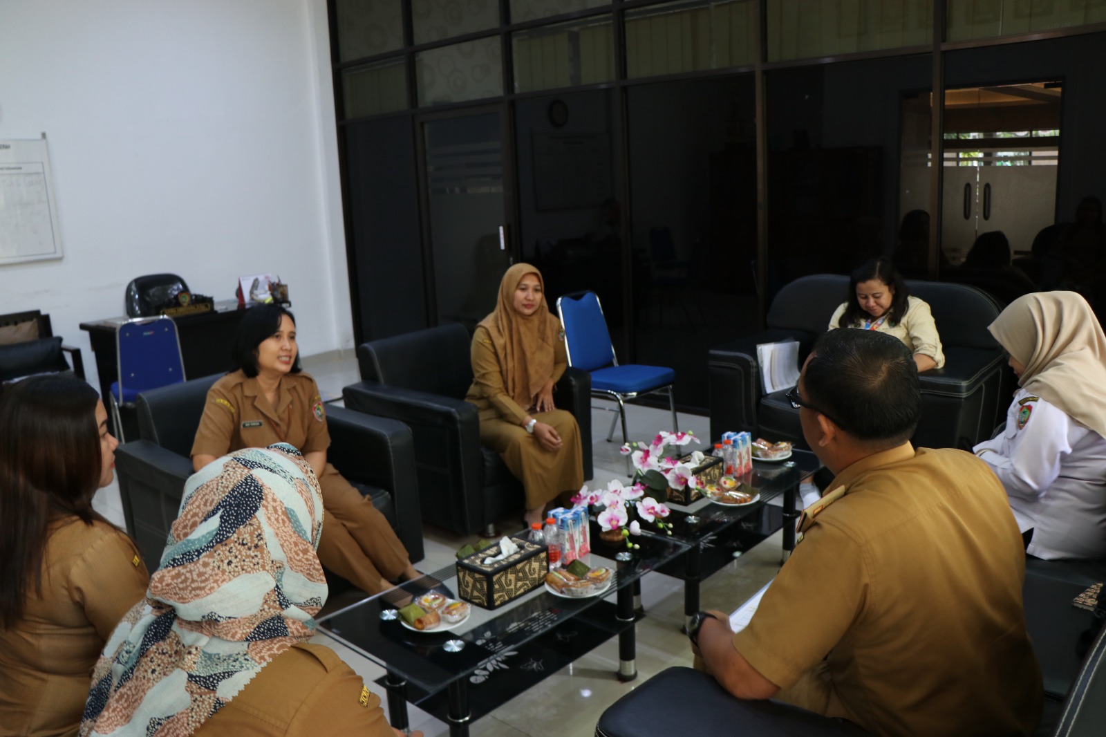 BKD Terima Kunjungan Diskominfosantik Prov. Kalteng Dalam Rangka Pembinaan dan Evaluasi Pelaksanaan Kebijakan Layanan Informasi Publik