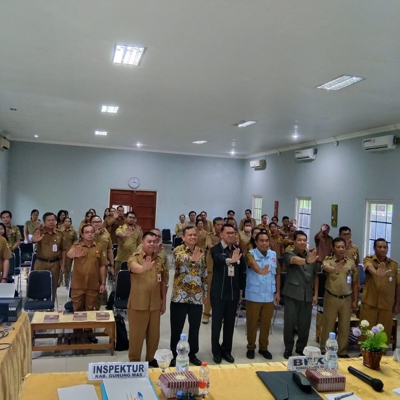 Penyuluh Antikorupsi Inspektorat Daerah Prov. Kalteng Sosialisasikan Perilaku Antikorupsi di Pemkab. Gunung Mas Tahun 2023