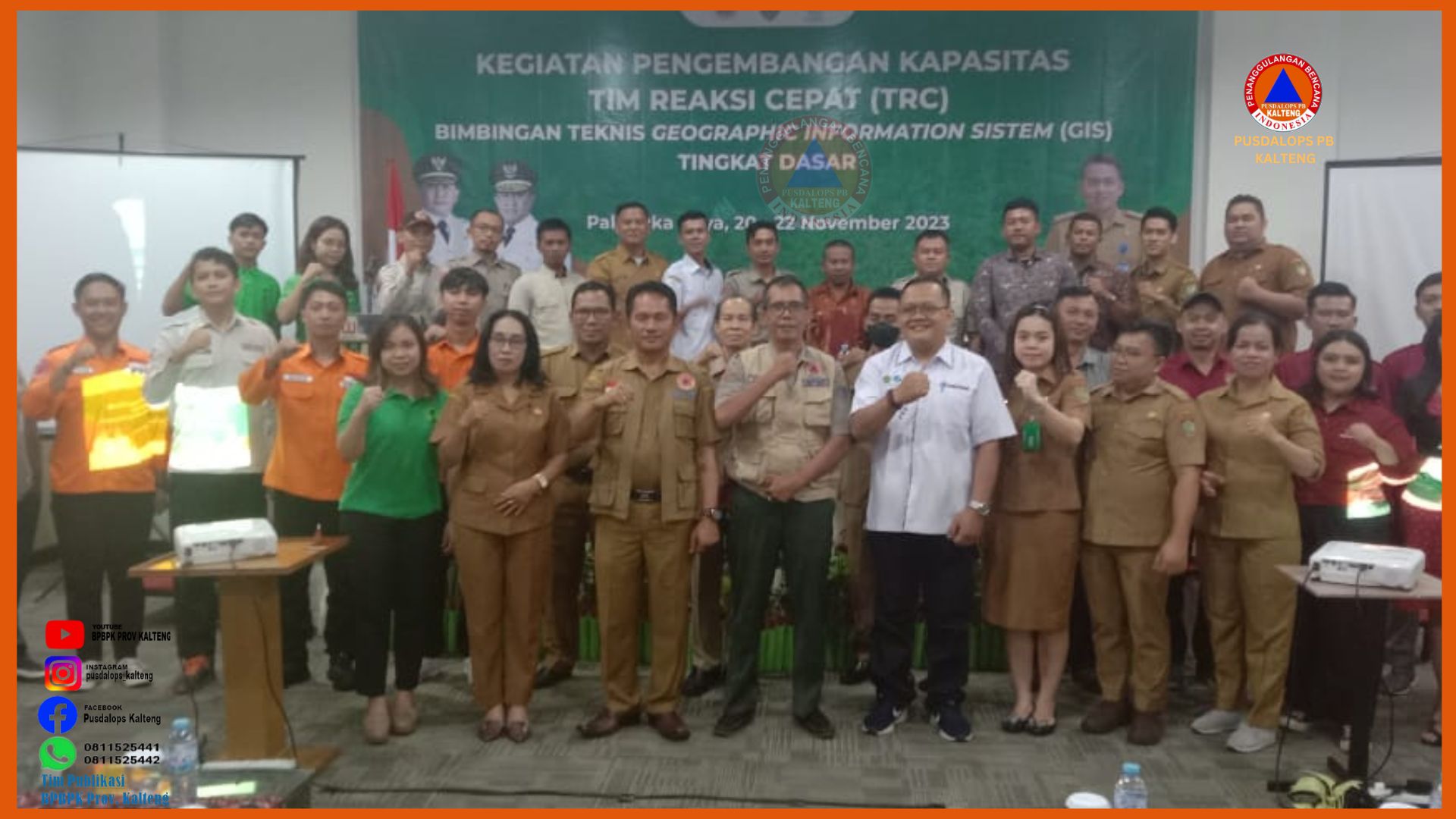 BPBPK Prov. Kalteng Gelar Bimtek Geographic Information System Tingkat Dasar