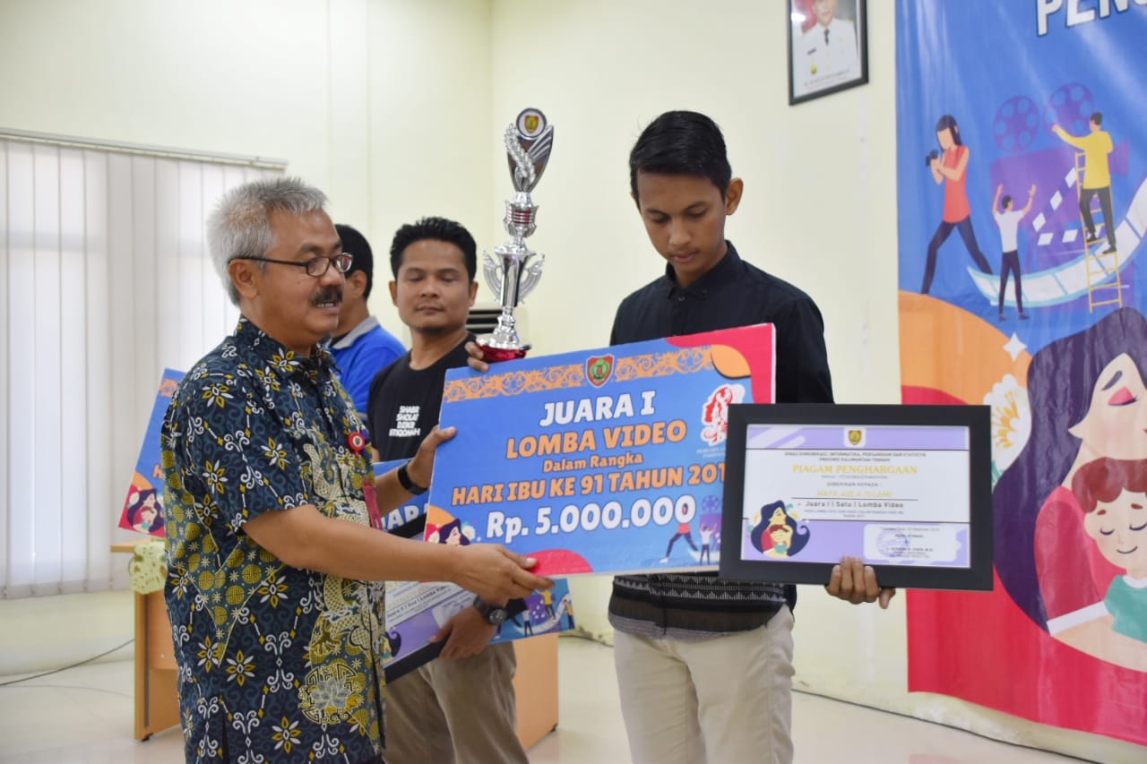 Diskominfo Kalteng Gelar Pengumuman dan Penyerahan Penghargaan Lomba Video dan Foto