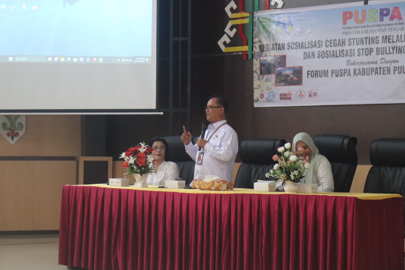 Forum Puspa Prov. Kalteng Gandeng Forum Puspa Pulpis Sosialisasikan Pencegahan Stunting dan Stop Bullying Anak