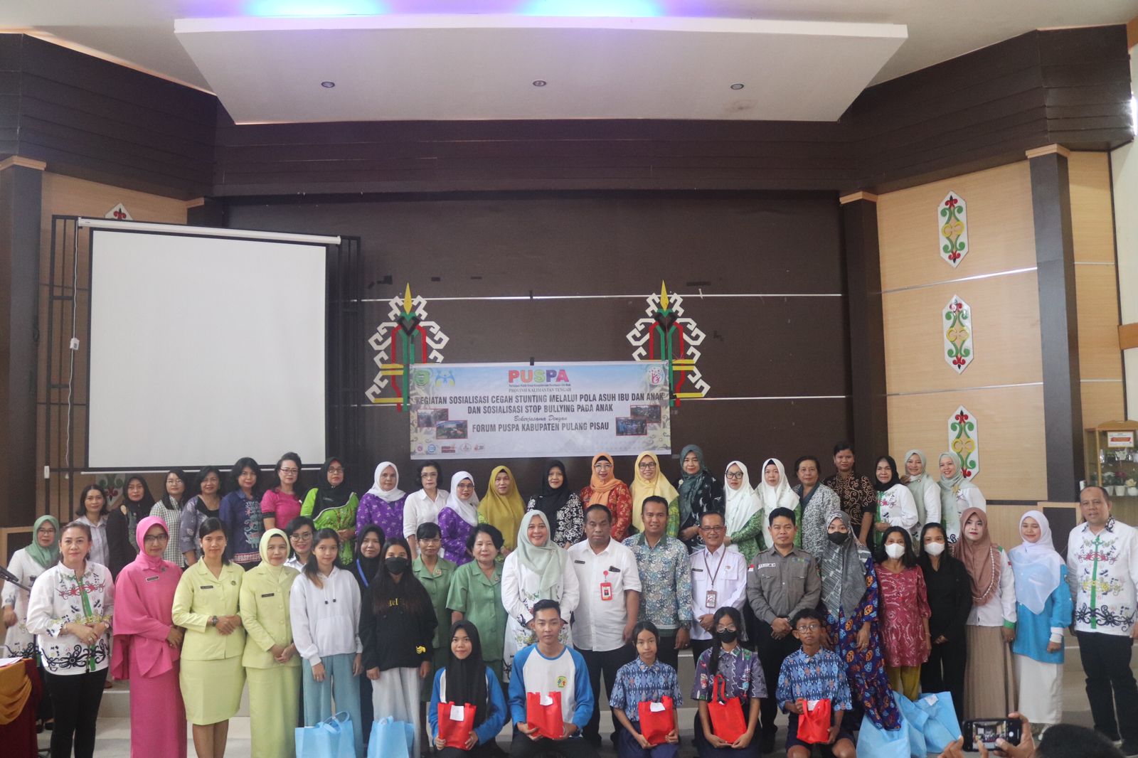 Forum Puspa Prov. Kalteng Gandeng Forum Puspa Pulpis Sosialisasikan Pencegahan Stunting dan Stop Bullying Anak