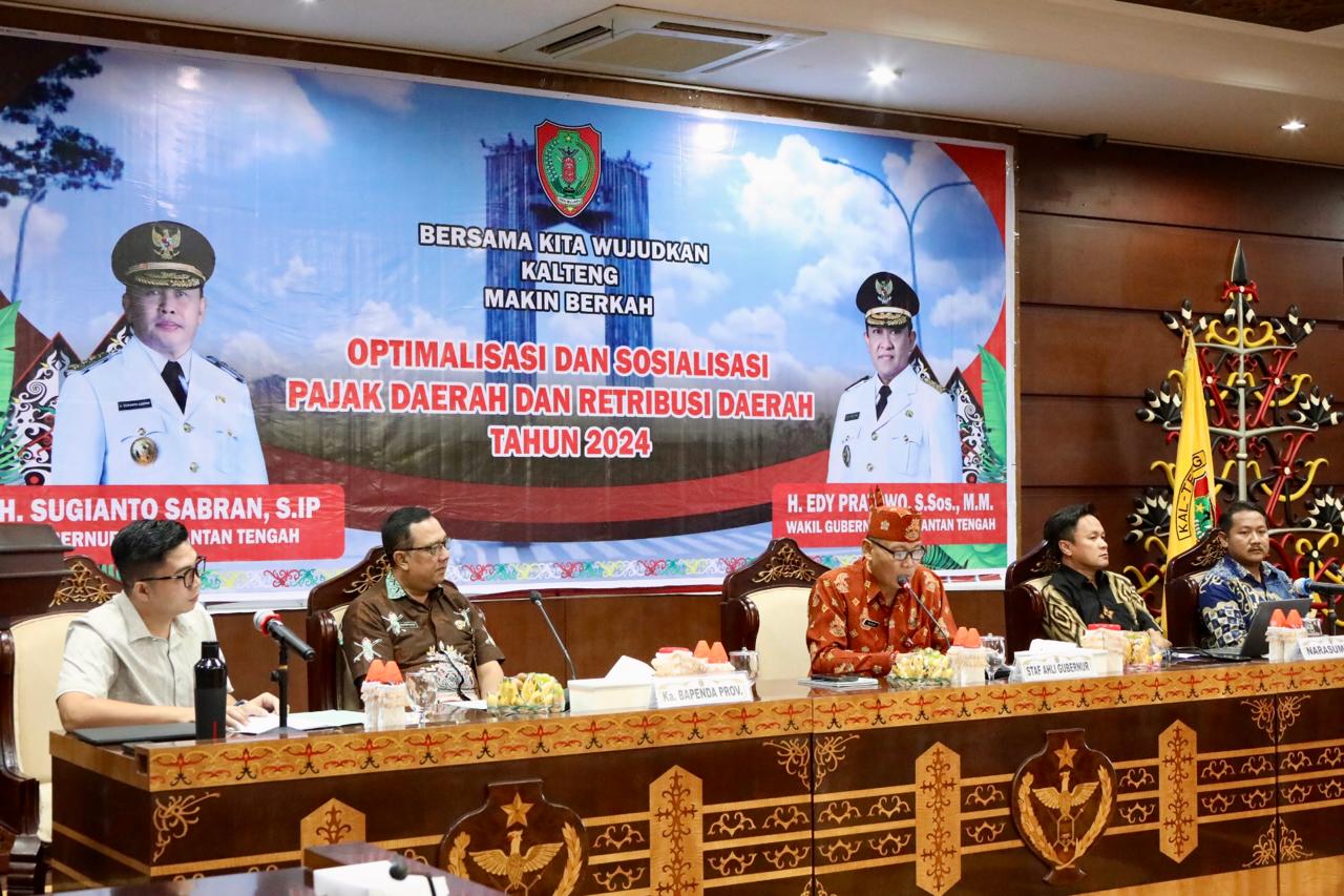 Sahli Gubernur Yuas Elko Pimpin Rapat Optimalisasi dan Sosialisasi Retribusi Daerah