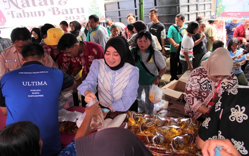Stabilisasi Harga Pangan Jelang Natal dan Tahun Baru, Pemkab Barsel Gelar GPM di Desa Tabak Kanilan 