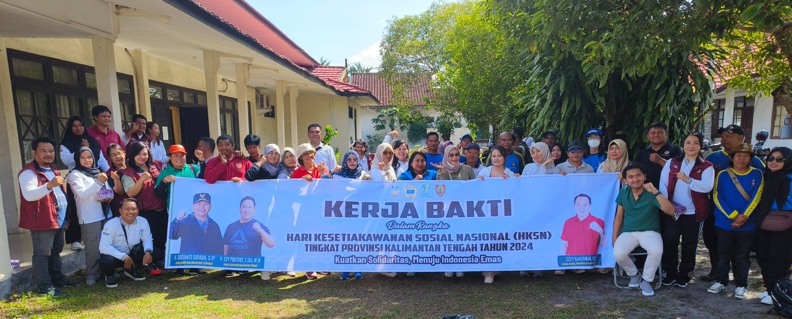 Peringati Hari Kesetiakawanan Sosial Nasional, Dinsos Prov. Kalteng Adakan Bakti Sosial  
