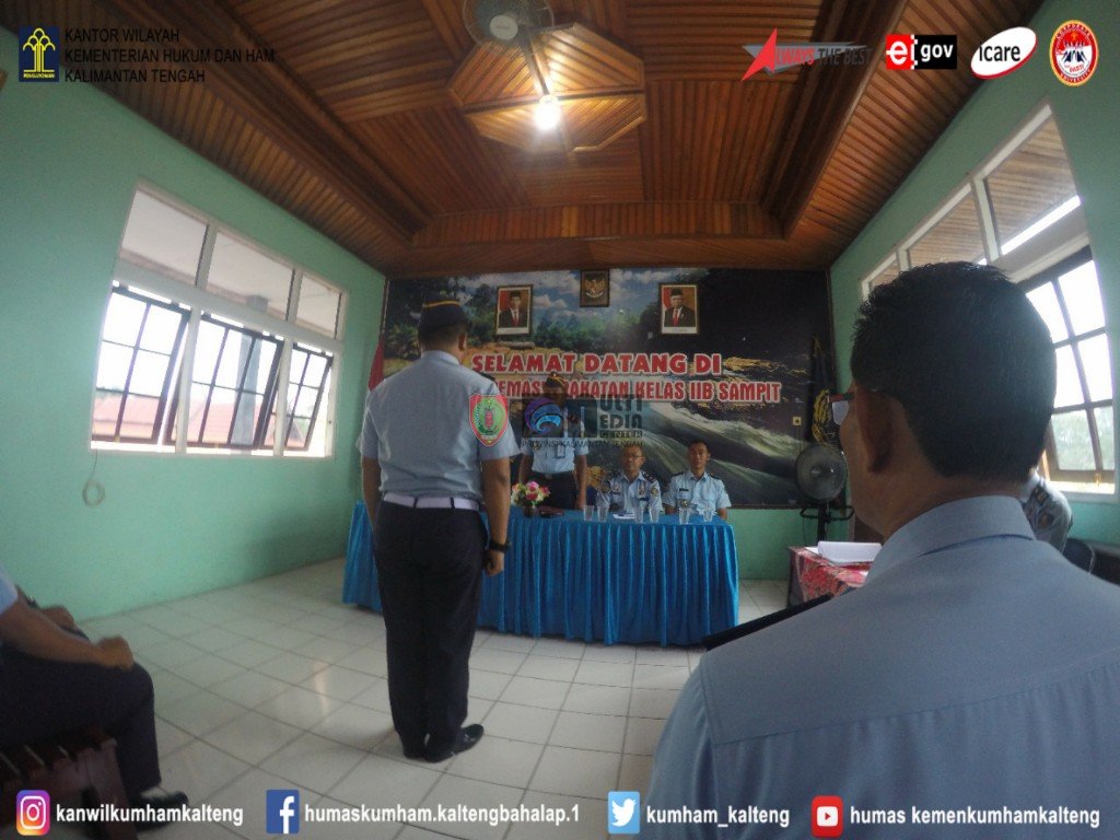 Kalapas Sampit Berikan Penguatan Tugas Dan Fungsi Pengamanan Kepada Petugas