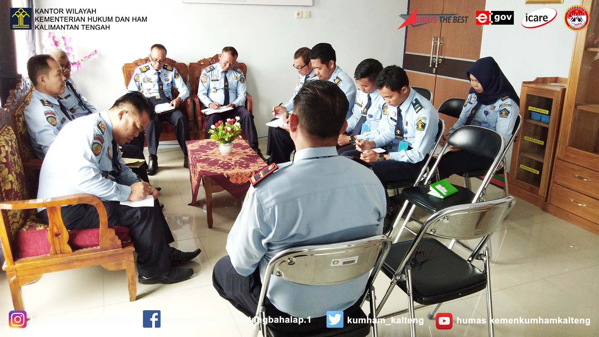 Rapat Persiapan LPKA Kelas II Palangka Raya Menuju WBK
