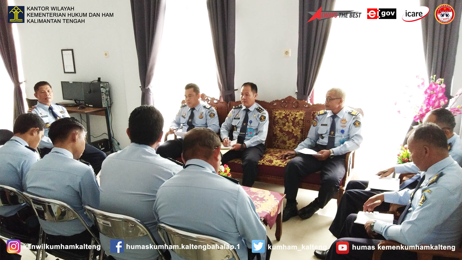 Rapat Persiapan LPKA Kelas II Palangka Raya Menuju WBK