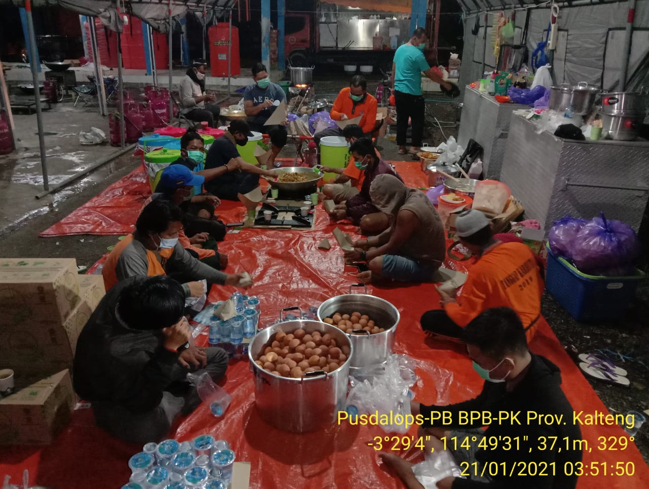 BPBPK Prov Kalteng Koordinir Dapur Umum Pemprov Kalteng 