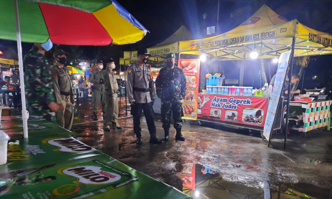 Tim Gabungan Gelar Operasi Yustisi Penegakan Protokol Kesehatan di Kota Pangkalan Bun