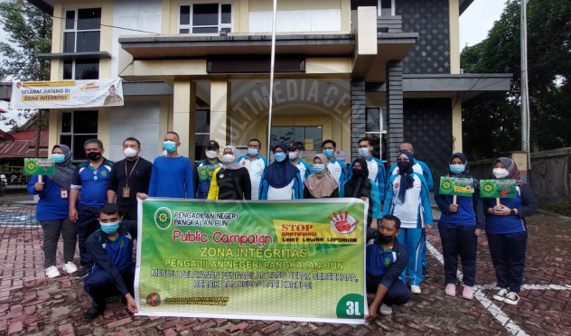 Berkolaborasi dengan PN Pangkalan Bun, DPMPTSP Kobar Gelar Kampanye Publik Anti Gratifikasi dan KKN