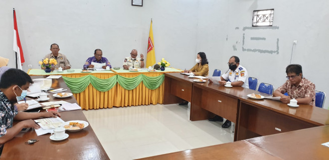Terima Aduan dari Ormas/LSM, Badan Kesbangpol Kobar Adakan Rapat Bersama SOPD Terkait 